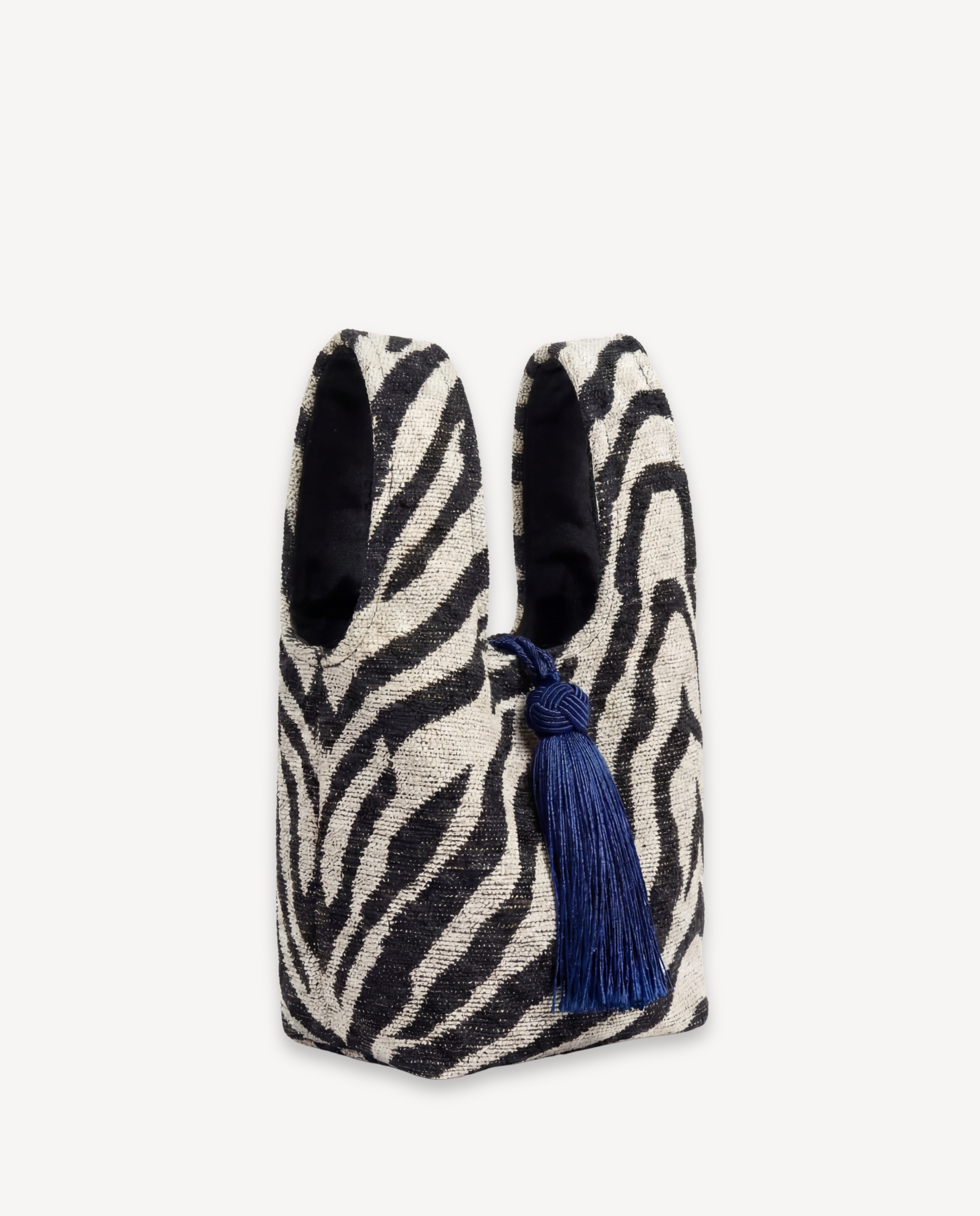 Le Sac Mini Nodo Tassel - Zebra