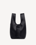 LATE APRIL - Le Sac Mini Nodo Tassel - Black Satin