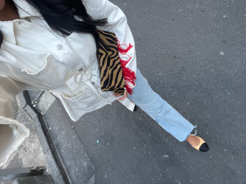 Le Clutch Foldover - Classic Tigre