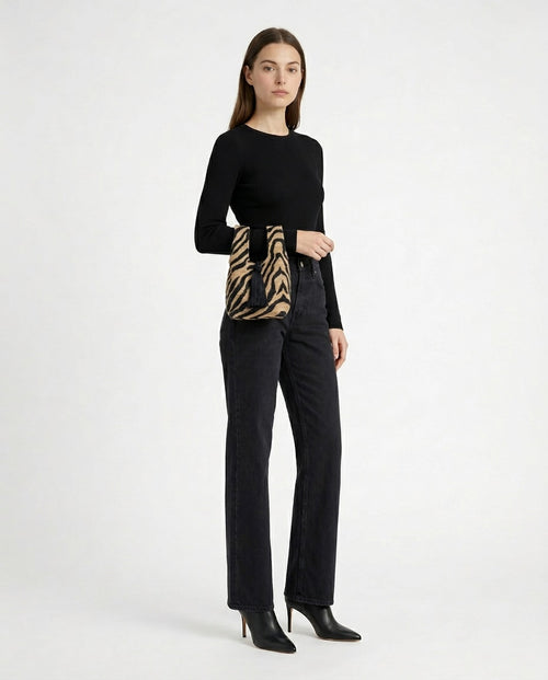 LATE APRIL - Le Sac Mini Nodo Tassel - Classic Tigre