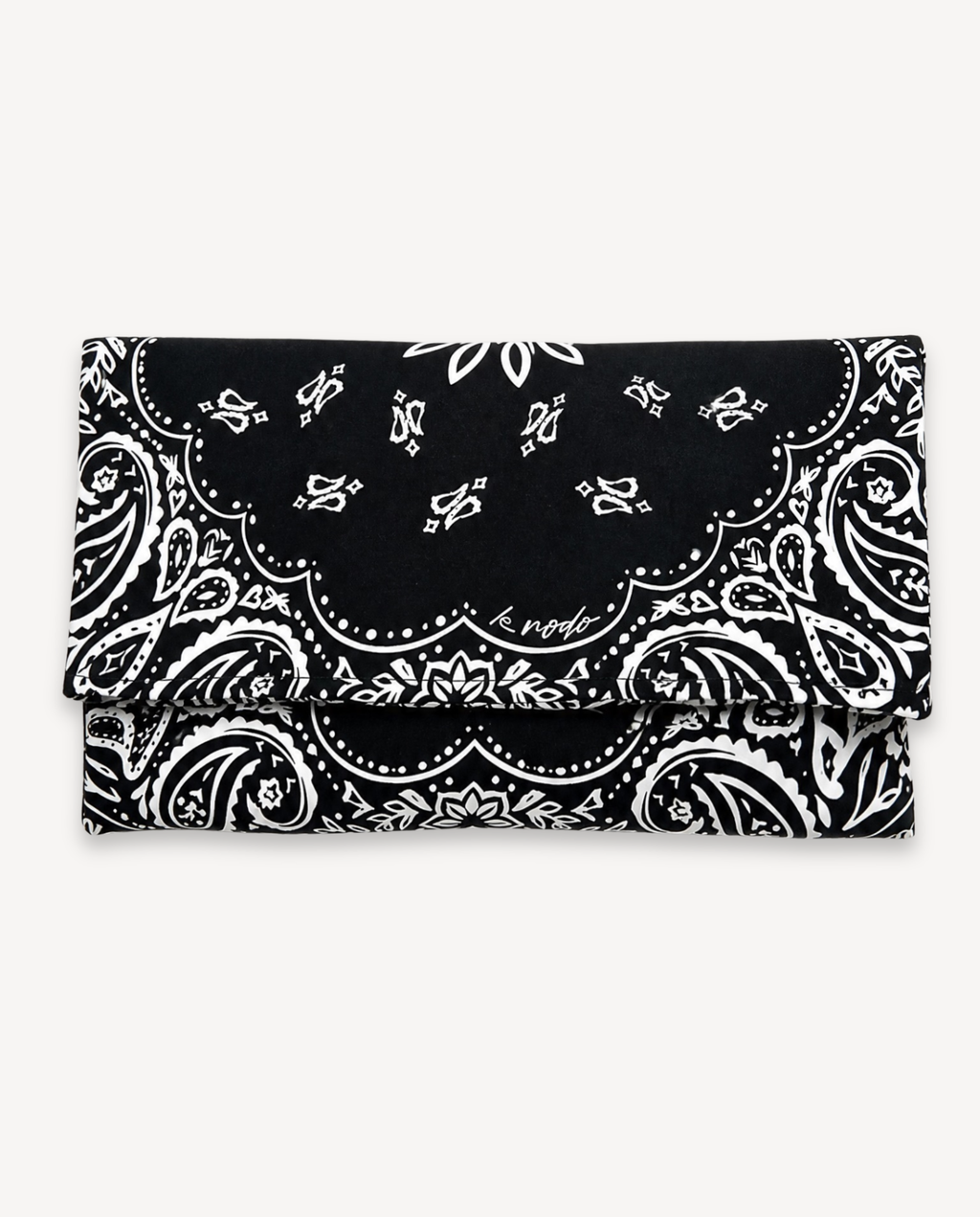 Le Pouch Maxi - Black Bandana
