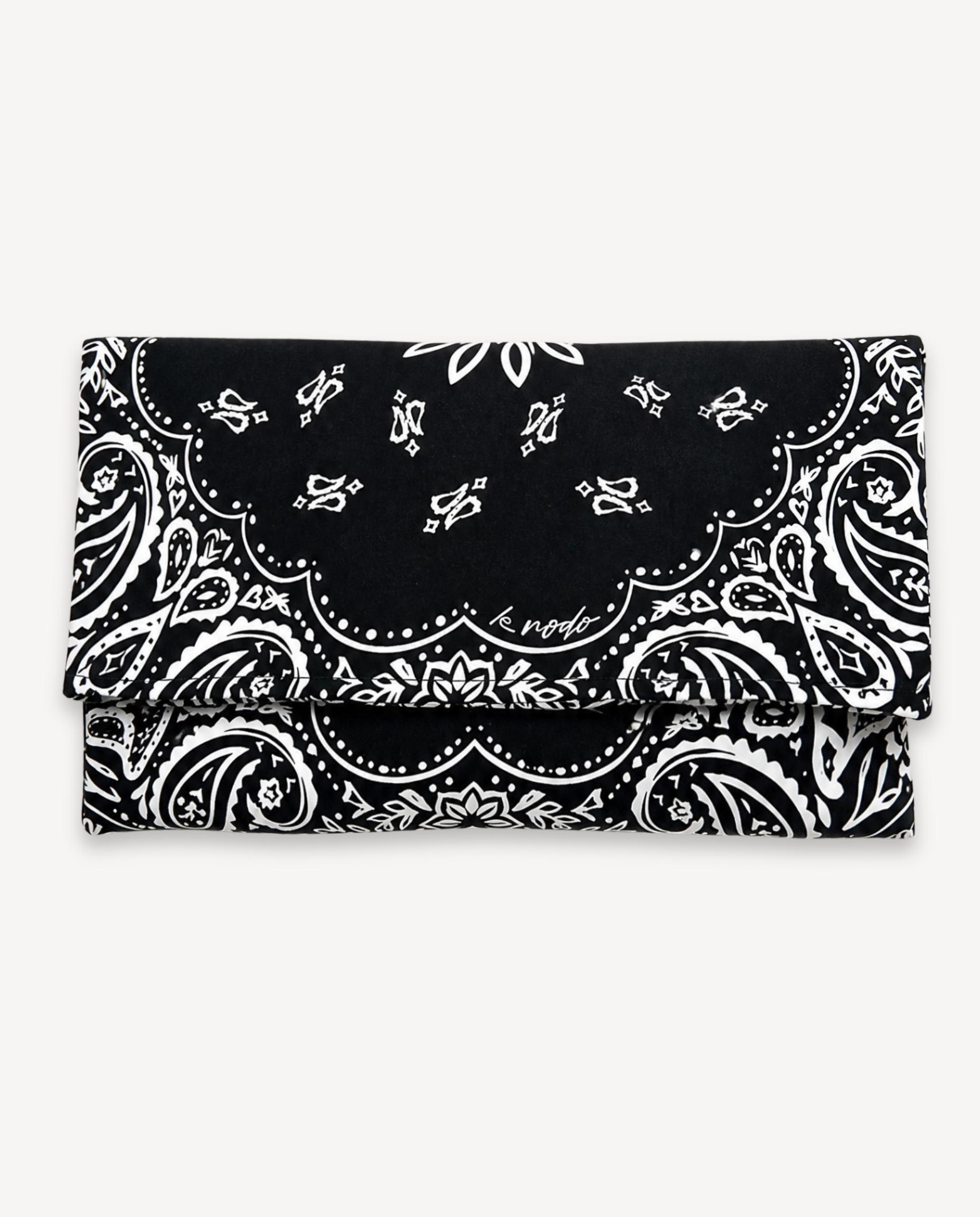 Le Pouch Maxi - Black Bandana
