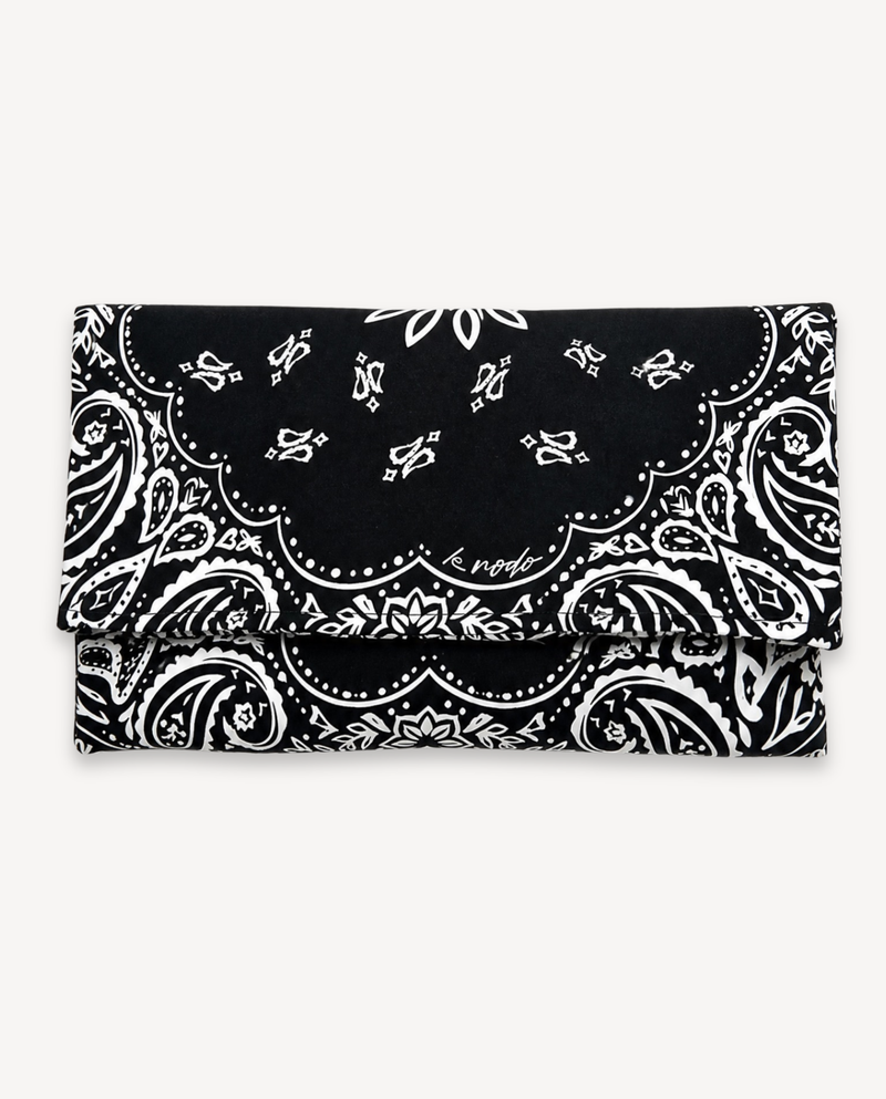 Le Pouch Maxi - Black Bandana