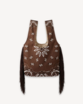 Le Sac Mini - Brown/Beige Two-Tone Bandana