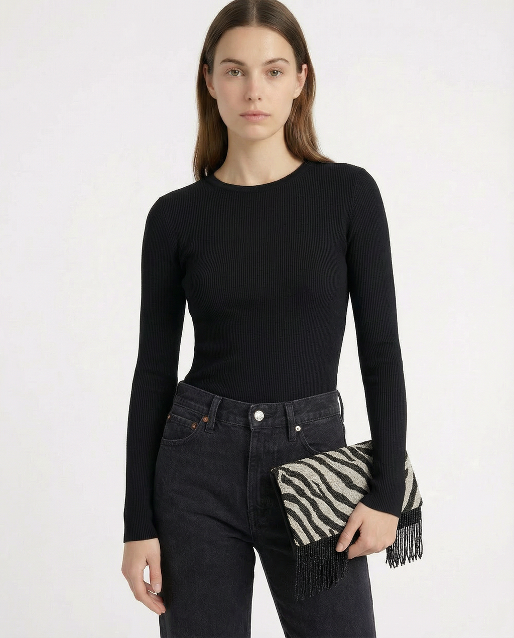 JUNE PREORDER - Le Clutch Foldover - Zebra
