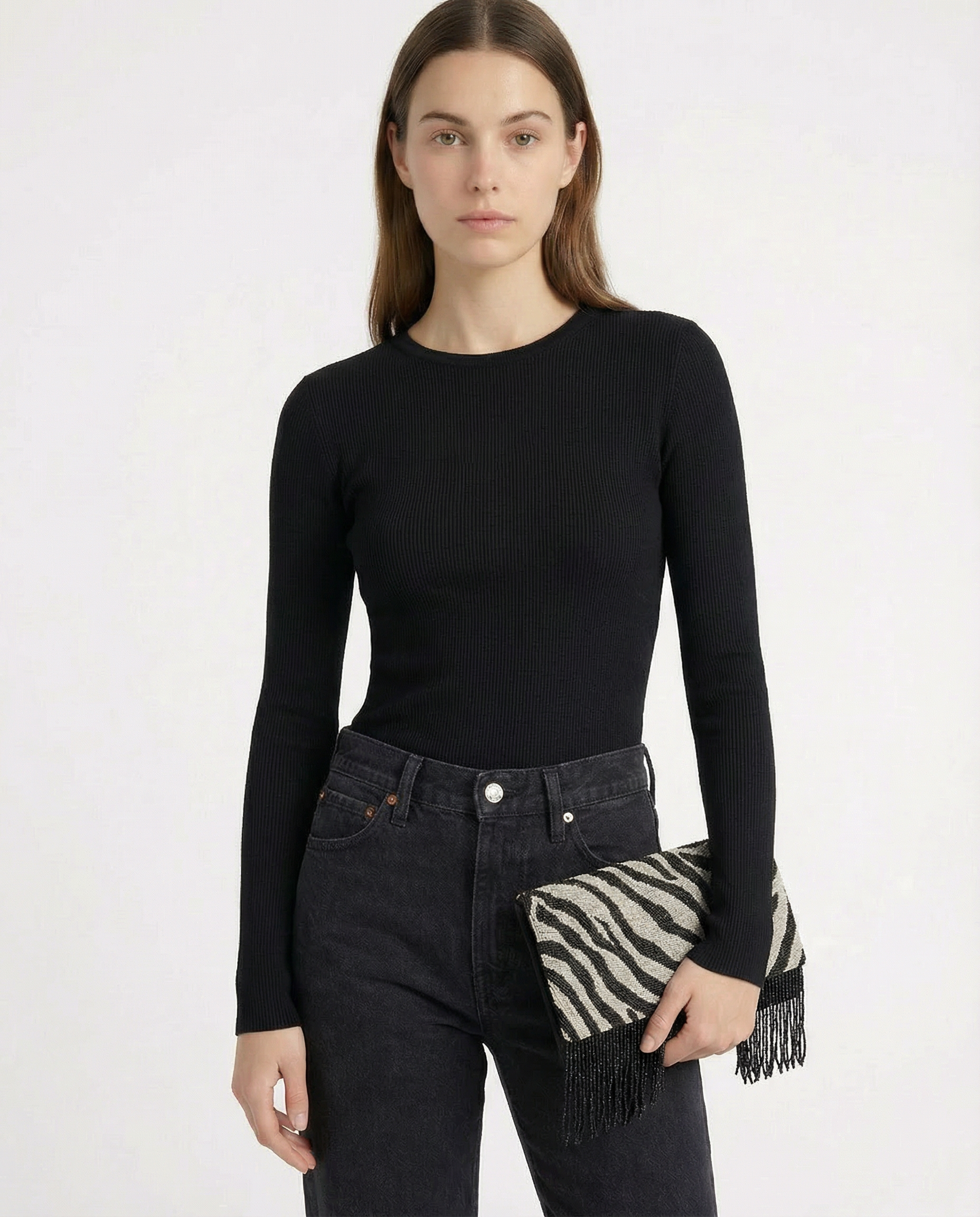 JUNE PREORDER - Le Clutch Foldover - Zebra
