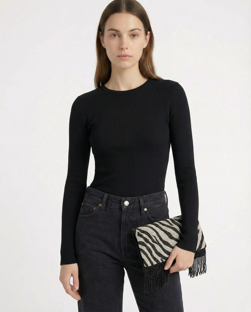 JUNE PREORDER - Le Clutch Foldover - Zebra