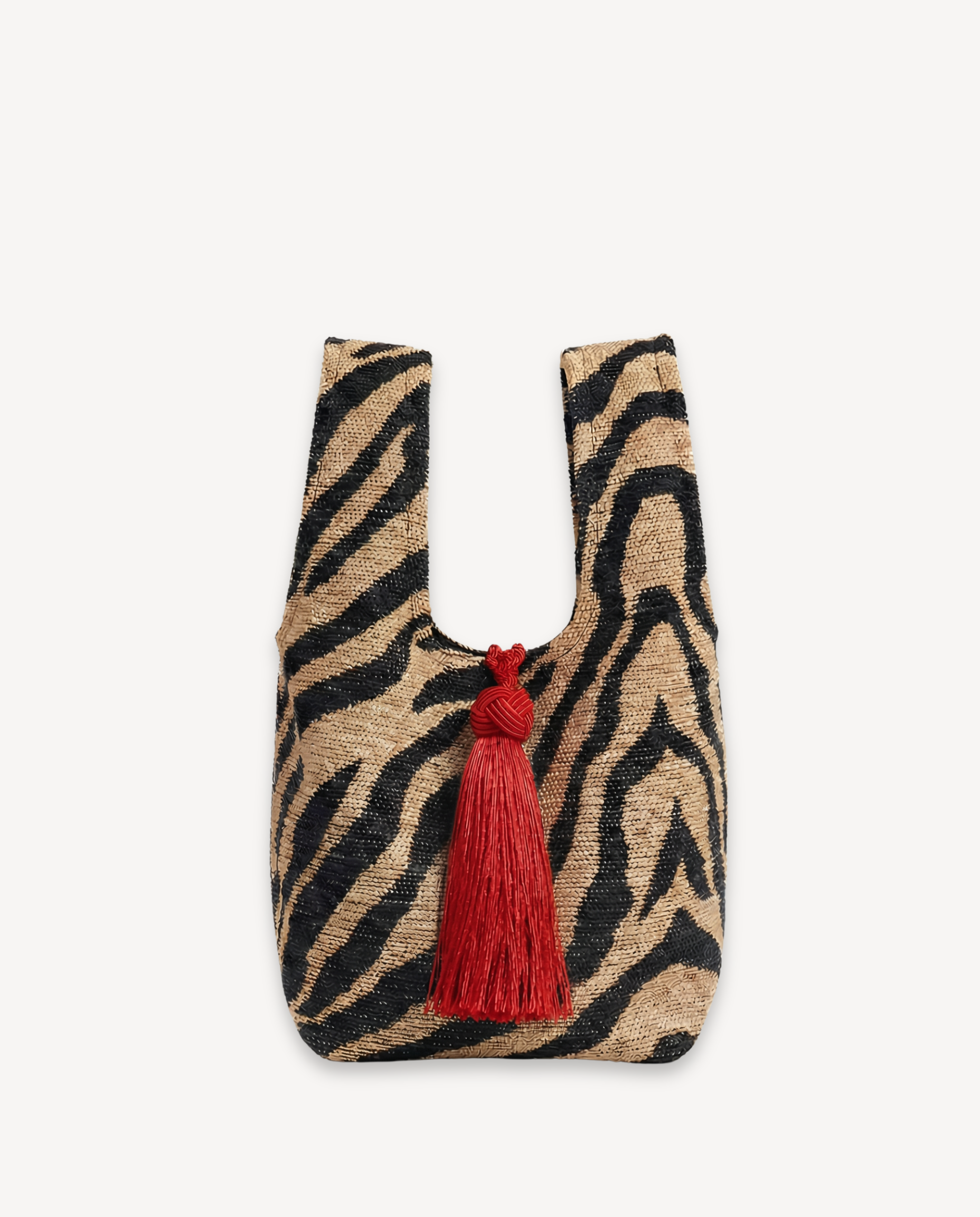 LATE APRIL - Le Sac Mini Nodo Tassel - Classic Tigre