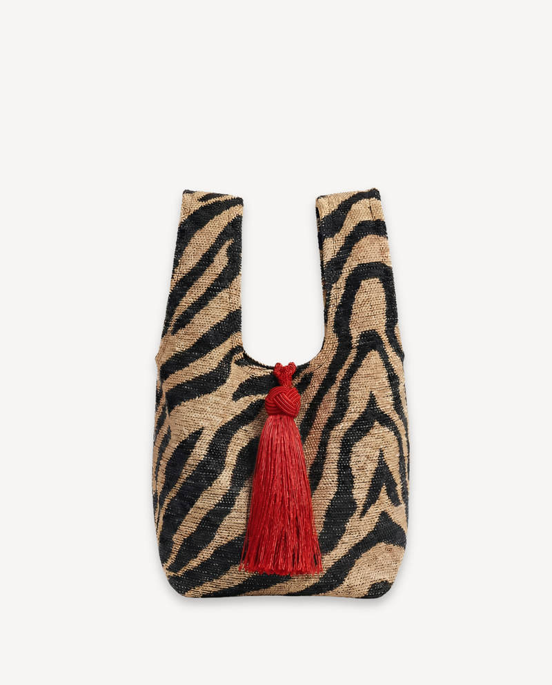 LATE APRIL - Le Sac Mini Nodo Tassel - Classic Tigre