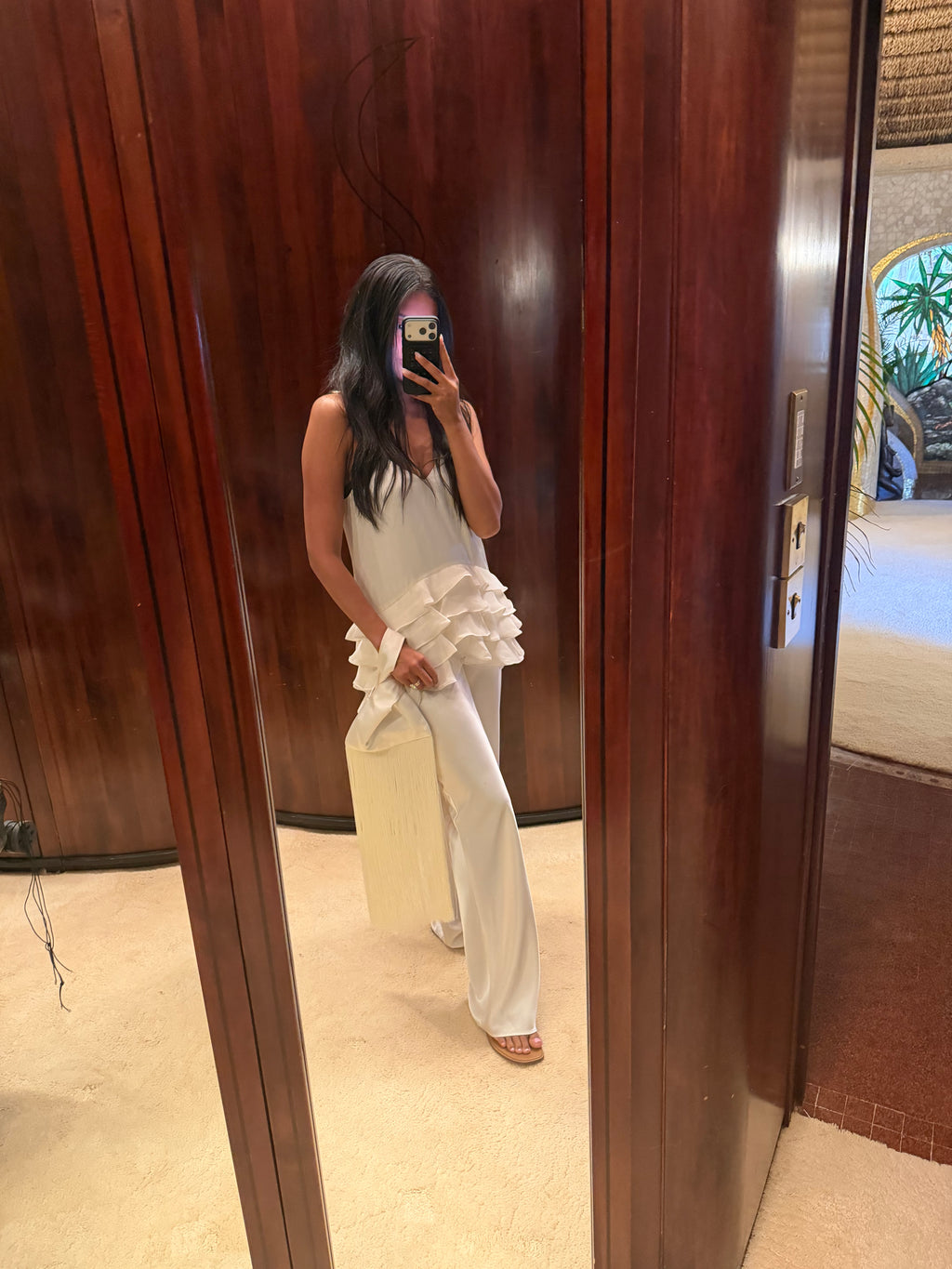 Le Knot Mini - Ivory Satin 18”