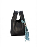 Le Sac Mini - Black Leather Tassel