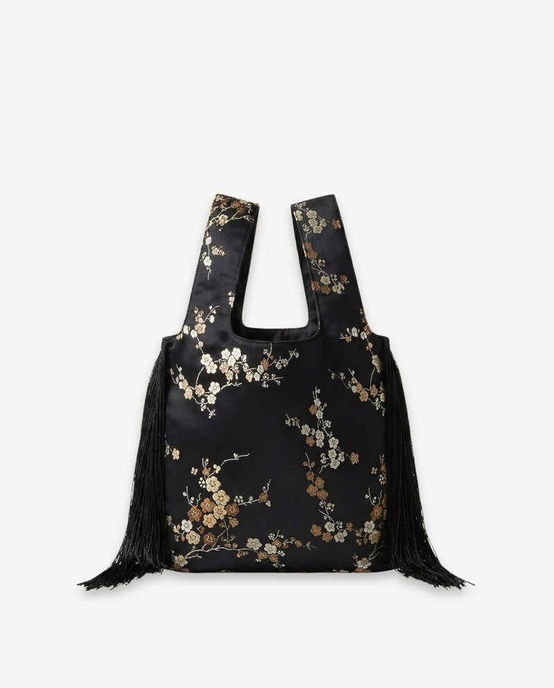 JAPAN EXCLUSIVE - Black Floral Blossom Le Sac Mini