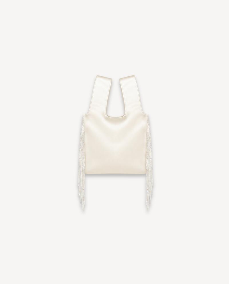 Le Sac Micro - Ivory Satin