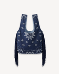Le Sac Mini - Navy/Light Blue Two-Tone Bandana