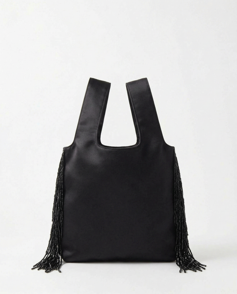 Le Sac Mini - Black Satin
