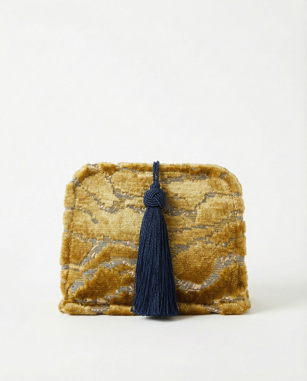 Le Clutch - Gilded Velour Stripes