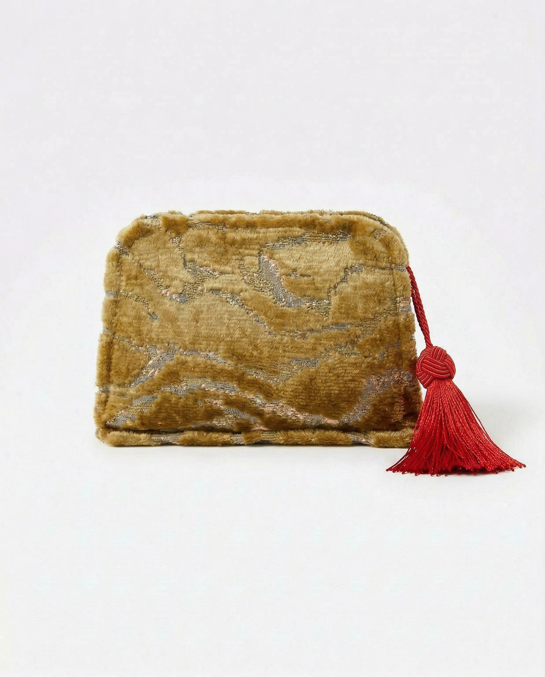 Le Clutch - Gilded Velour Stripes