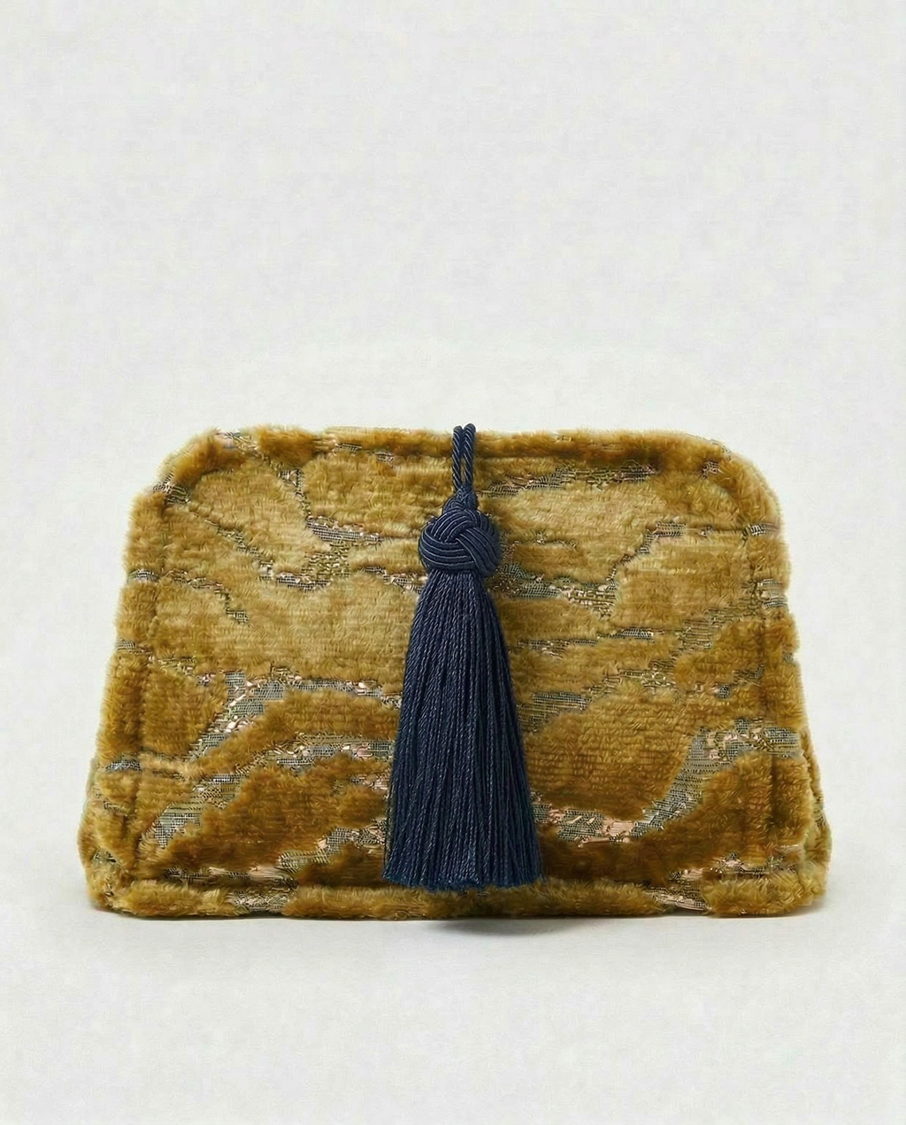 Le Clutch - Gilded Velour Stripes