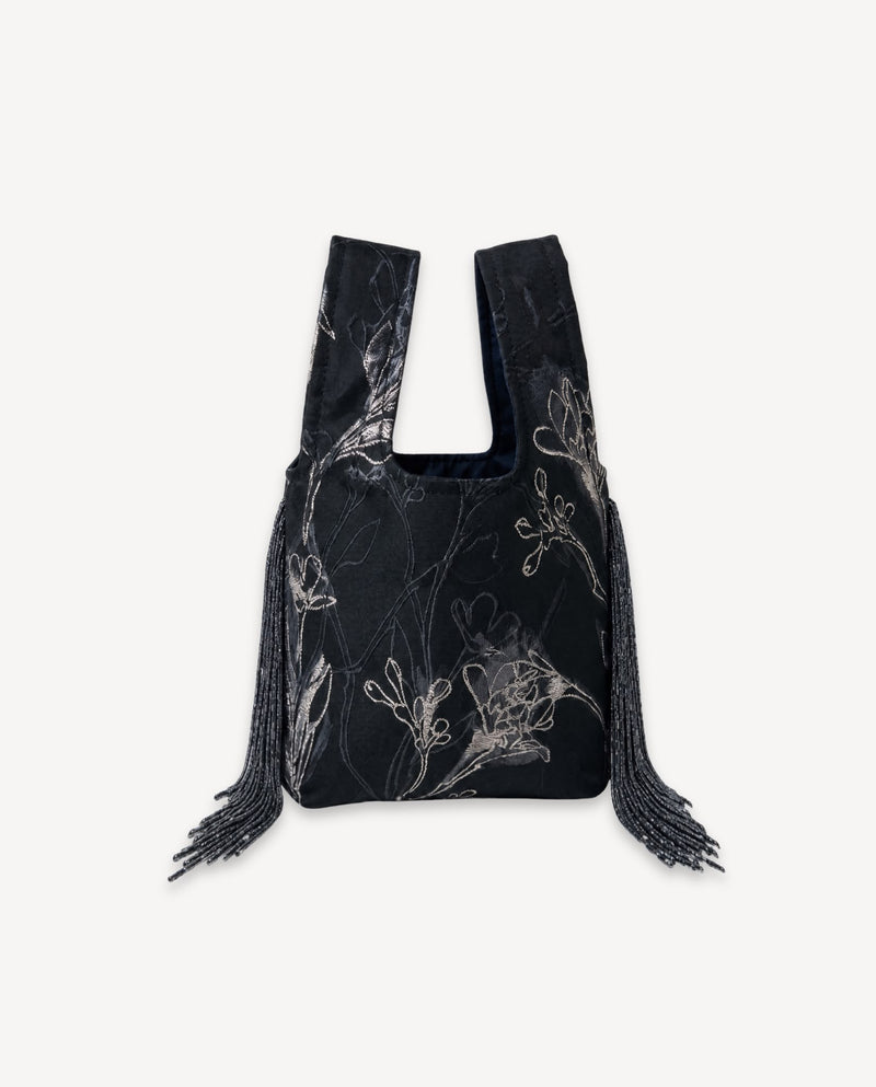 ITALY EXCLUSIVE - Black Toned Floral Gunmetal